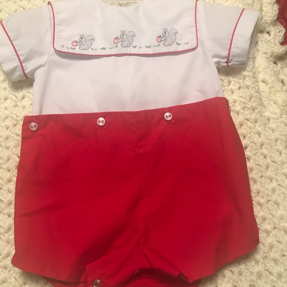 Smocked Baby Romper